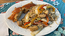International cuisine - Chicken Chow Mein