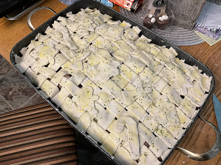 Layered Meat Pie