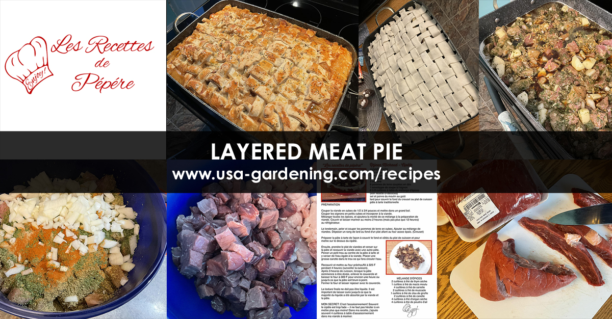 Layered Meat Pie recipe