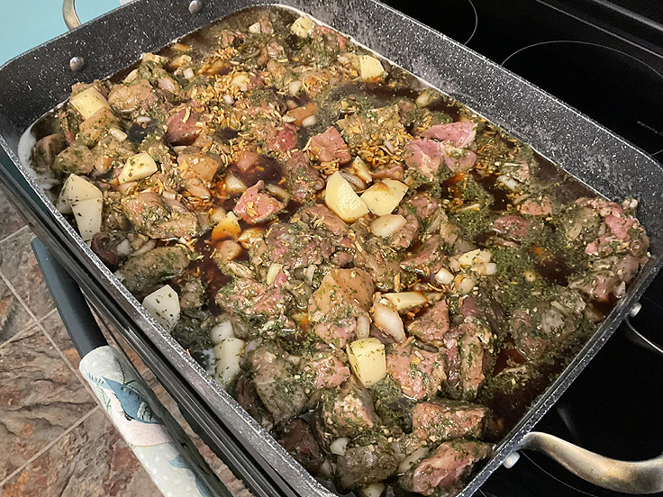 Layered Meat Pie