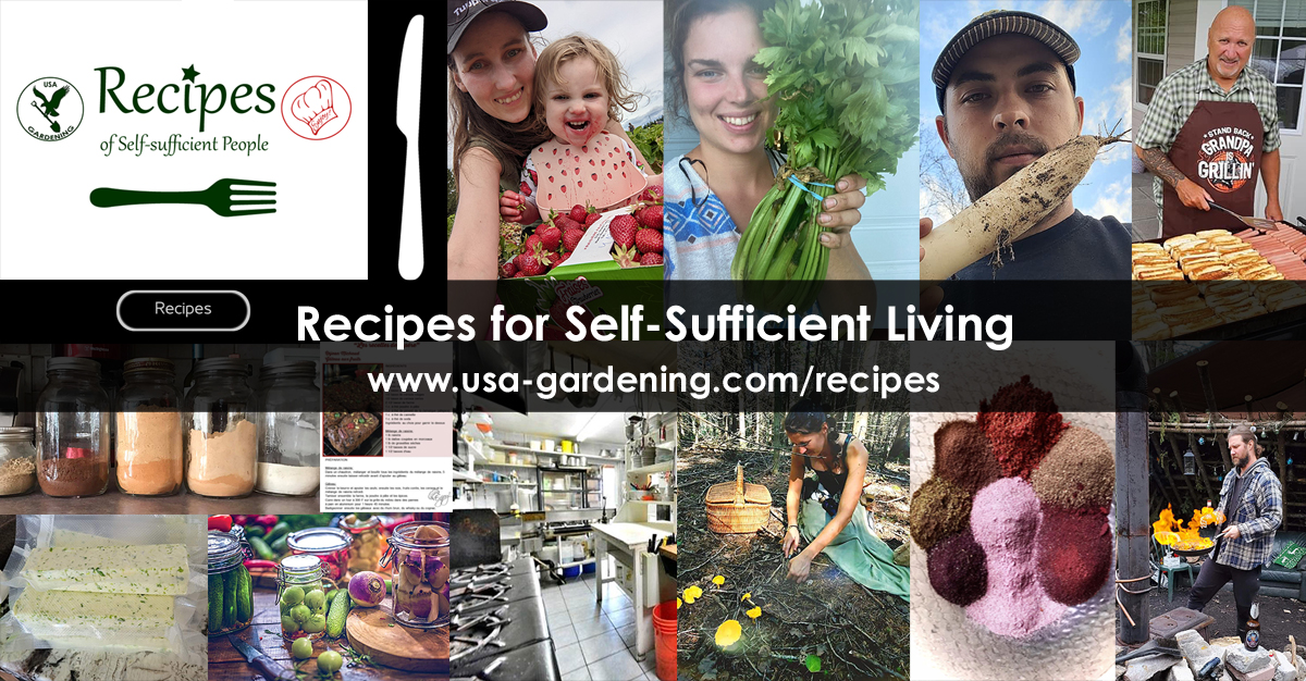 Recipes for self-sufficient living
