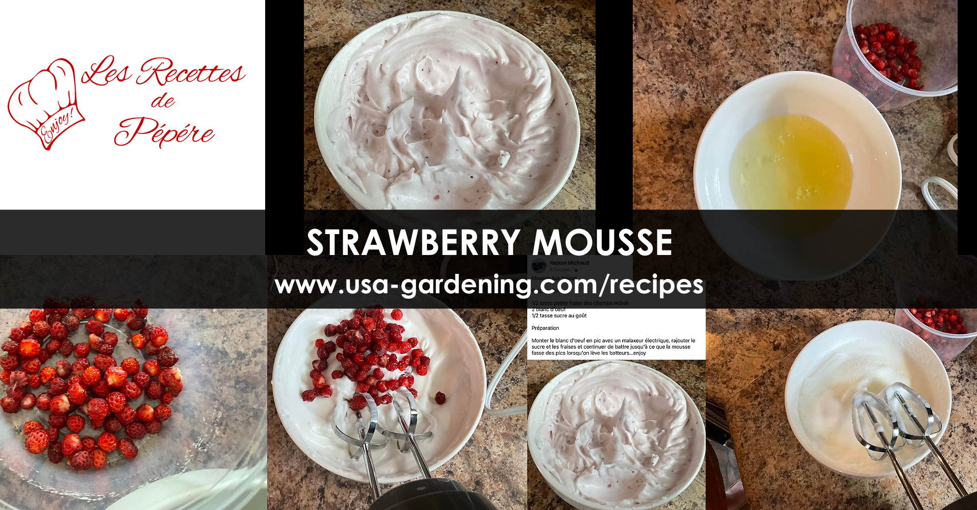 Strawberry Mousse - Recipes for Self-Sufficient Living