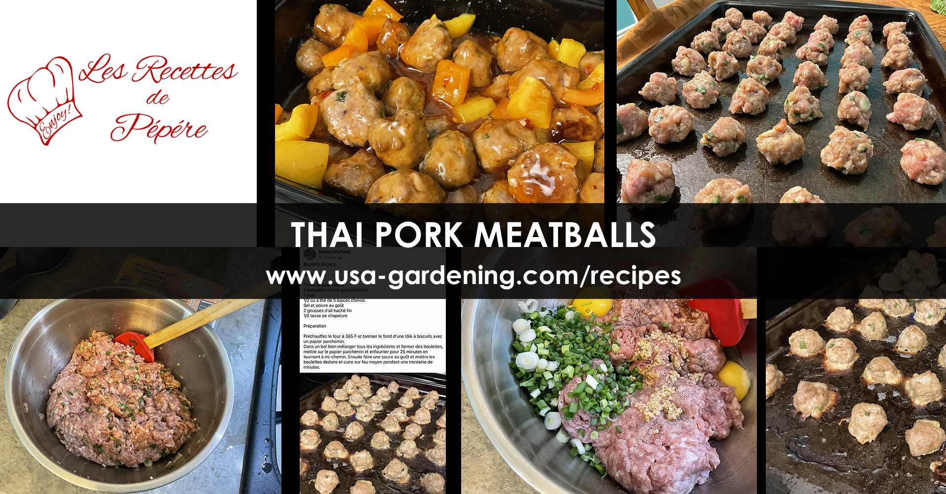 Thai Pork Meatballs - Recipes for Self-Sufficient Living