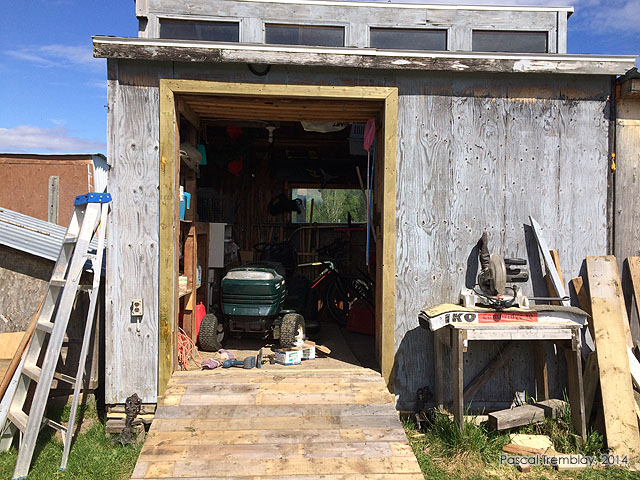 How to make a door frame for shed - How to frame a shed entrance