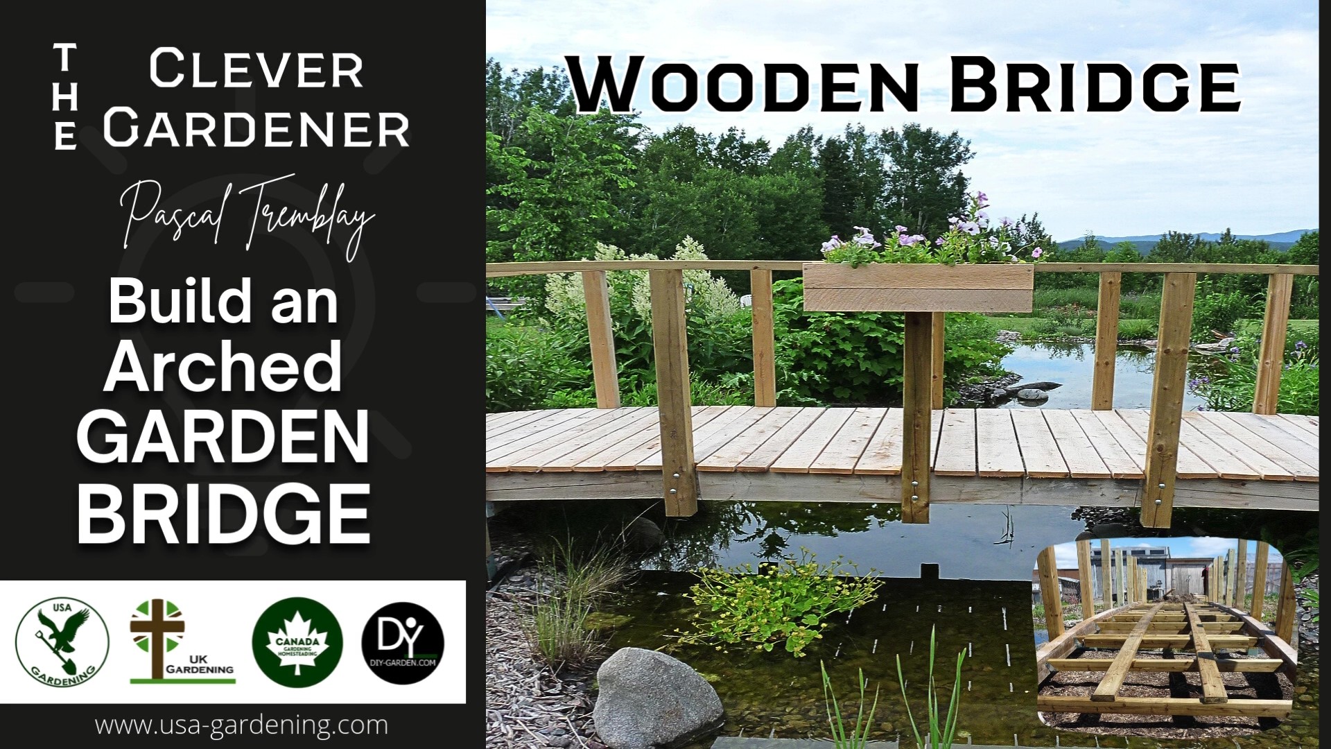 Arched Garden Bridge
