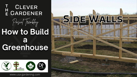 Building greenhouse side walls