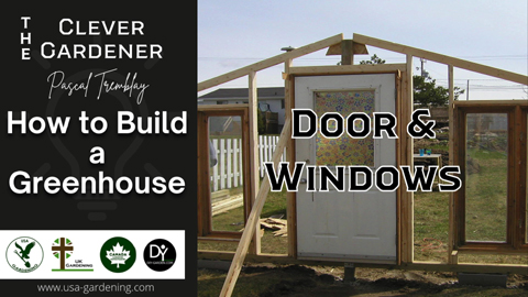 Greenhouse door and windows installation