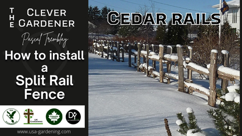 How to install a split-rail fence