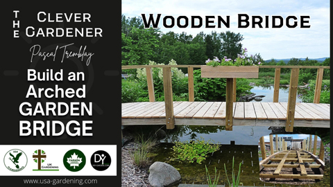 How to build an arched garden bridge