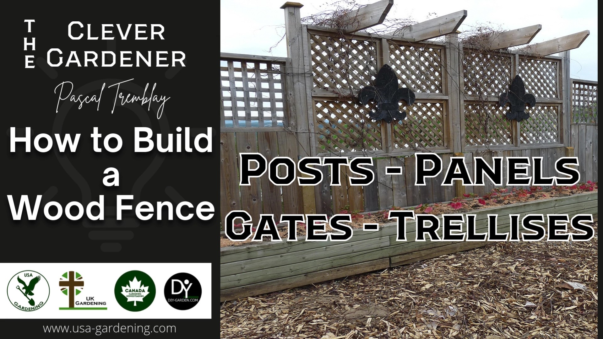 Wood fence