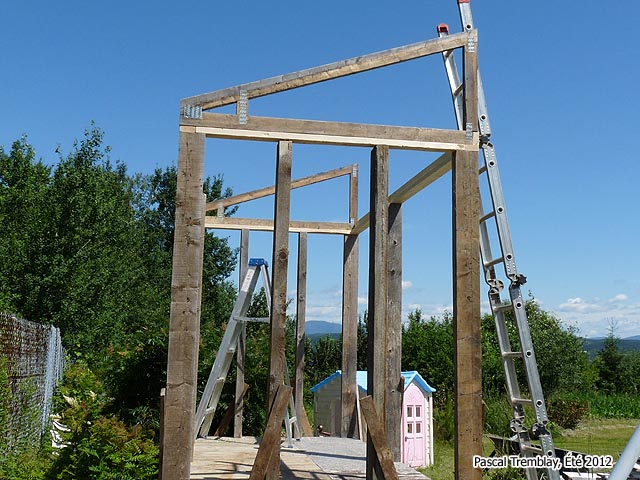 Log store - Log storage - Log storage building - Wooden Shed